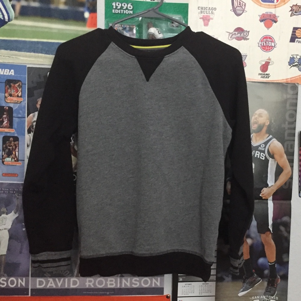 Gray And Black Sweatshirt